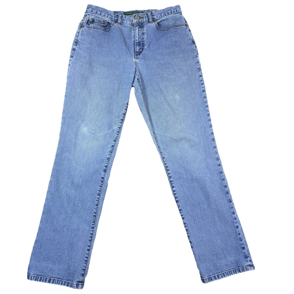 Lauren Jeans Co Ralph Lauren‎ Womens Straight Leg Denim Jeans Classic Fit Size 6